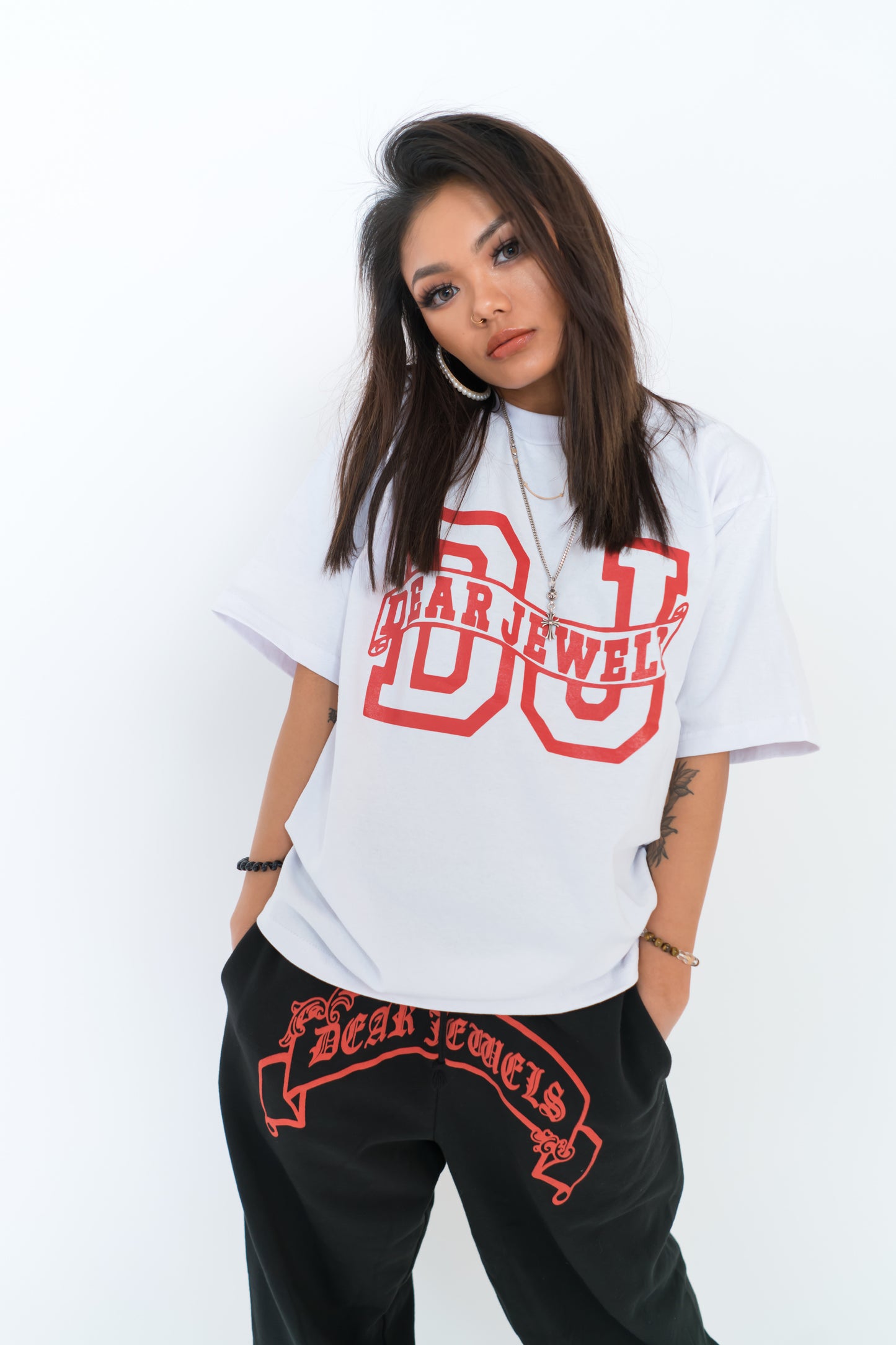 College Tee -White