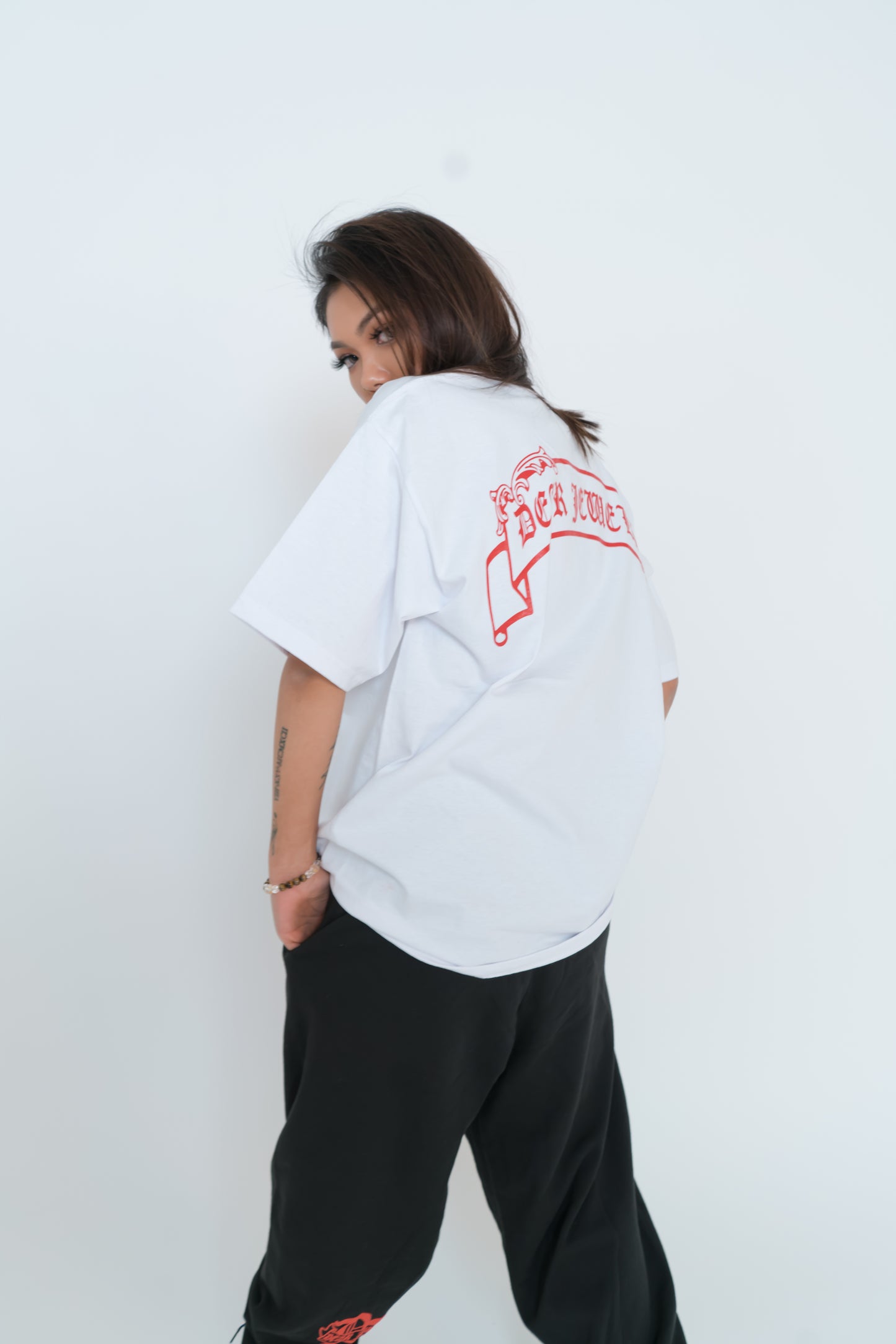 College Tee -White