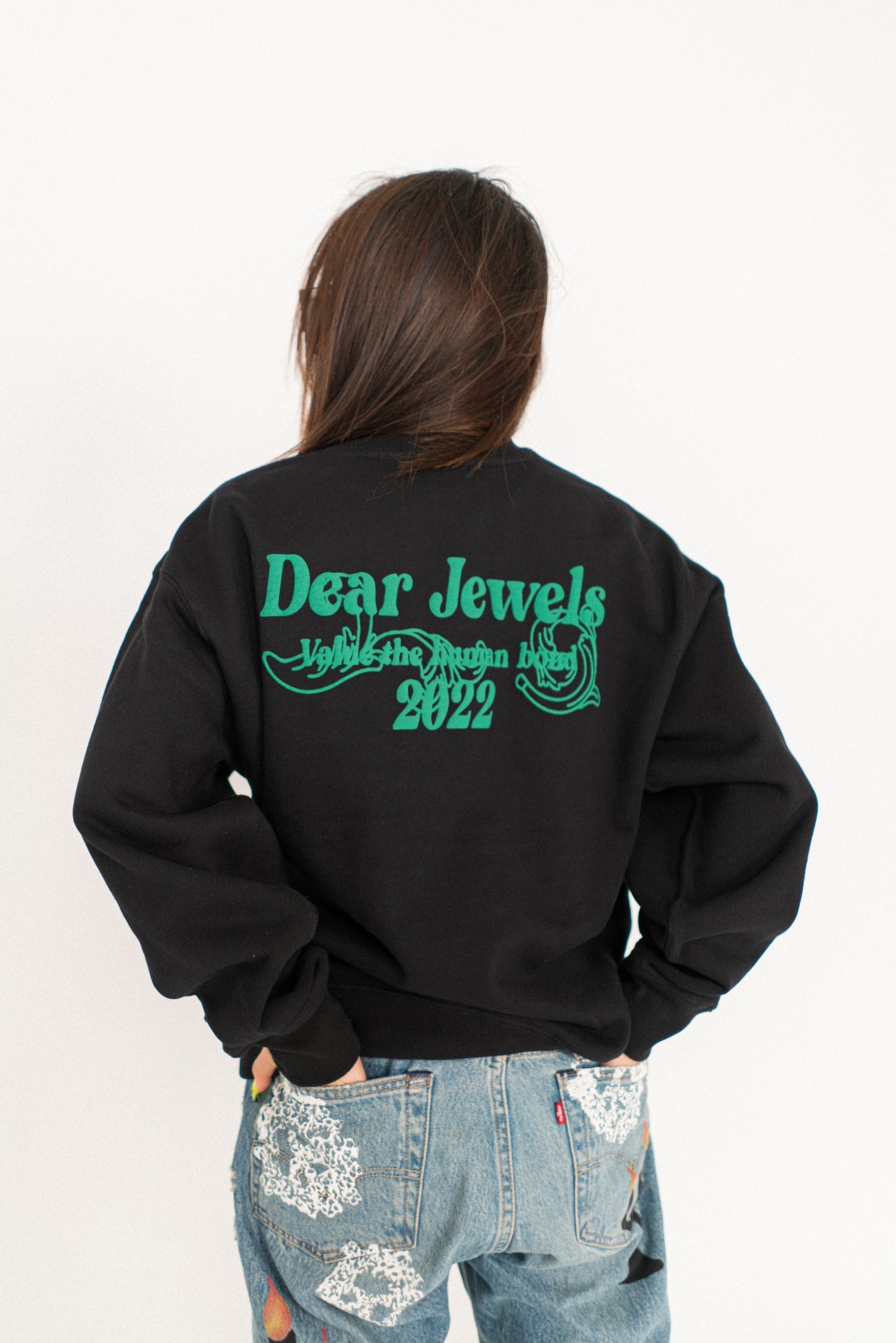 College Sweater -Black