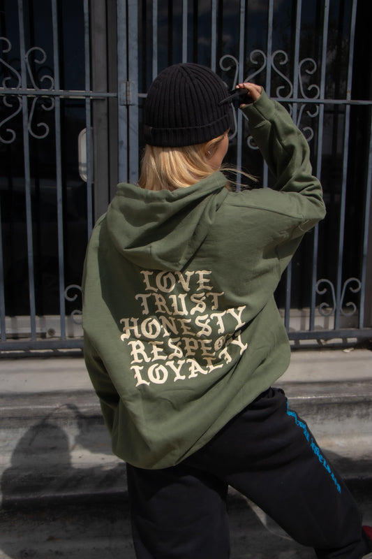 NOTED HOODIE - OLIVE