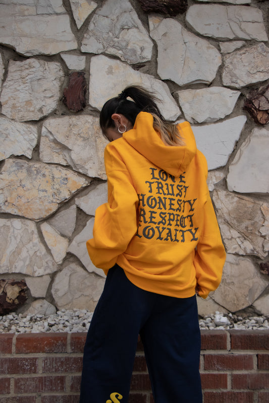 NOTED HOODIE - GOLD