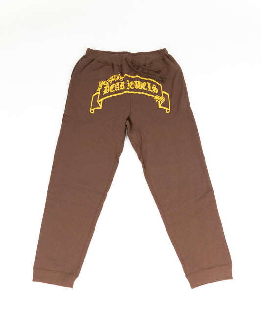 Chunky Banned Sweatpants - Brown